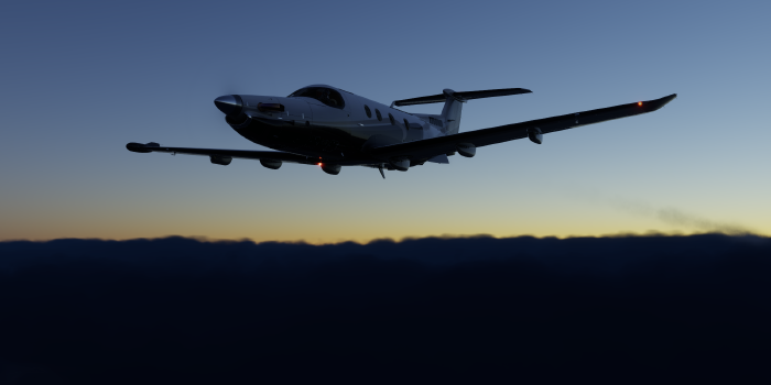 Pilatus PC-12 X-Plane Wallpaper